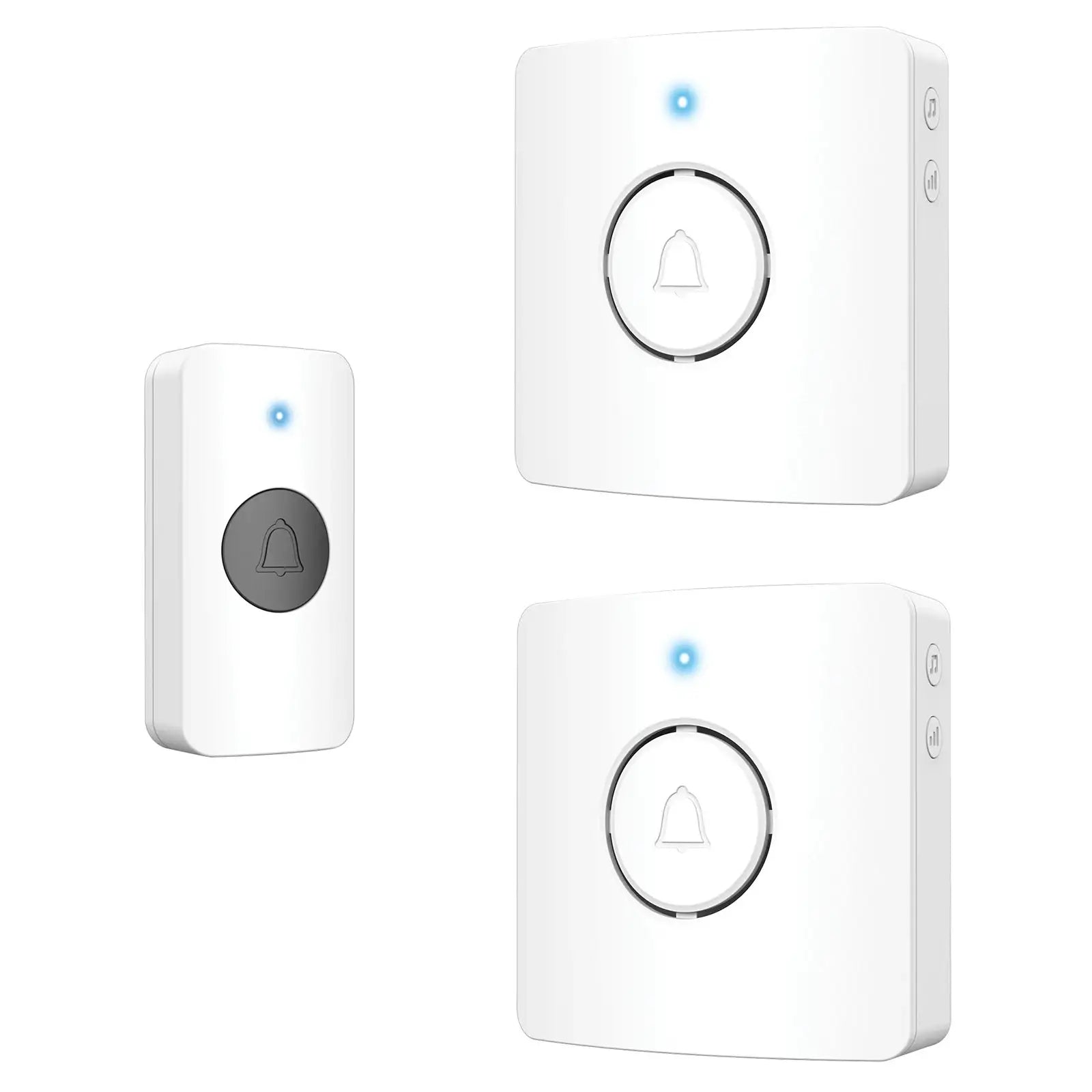 Arlec Premium 38 Sound Battery Powered Wireless Door Chime - Twin Pack – battery powered doorbell, twin pack door chime, smart wireless chime