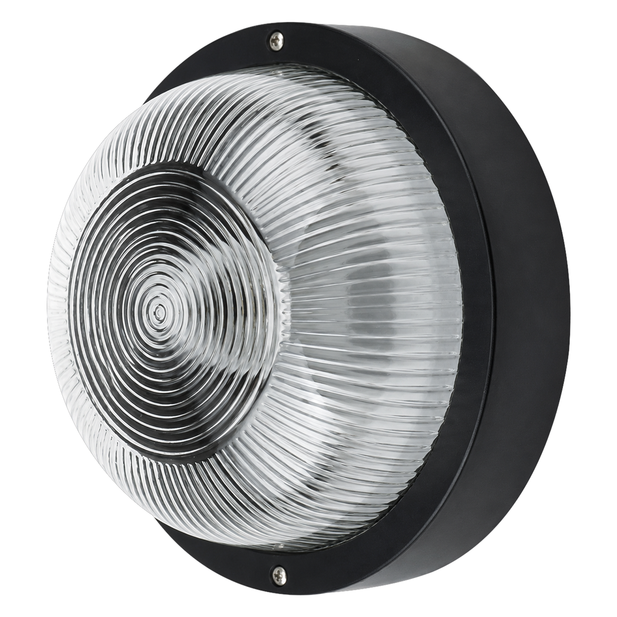 Arlec Black Large Base Frosted Glass Diffuser Oval Bunker