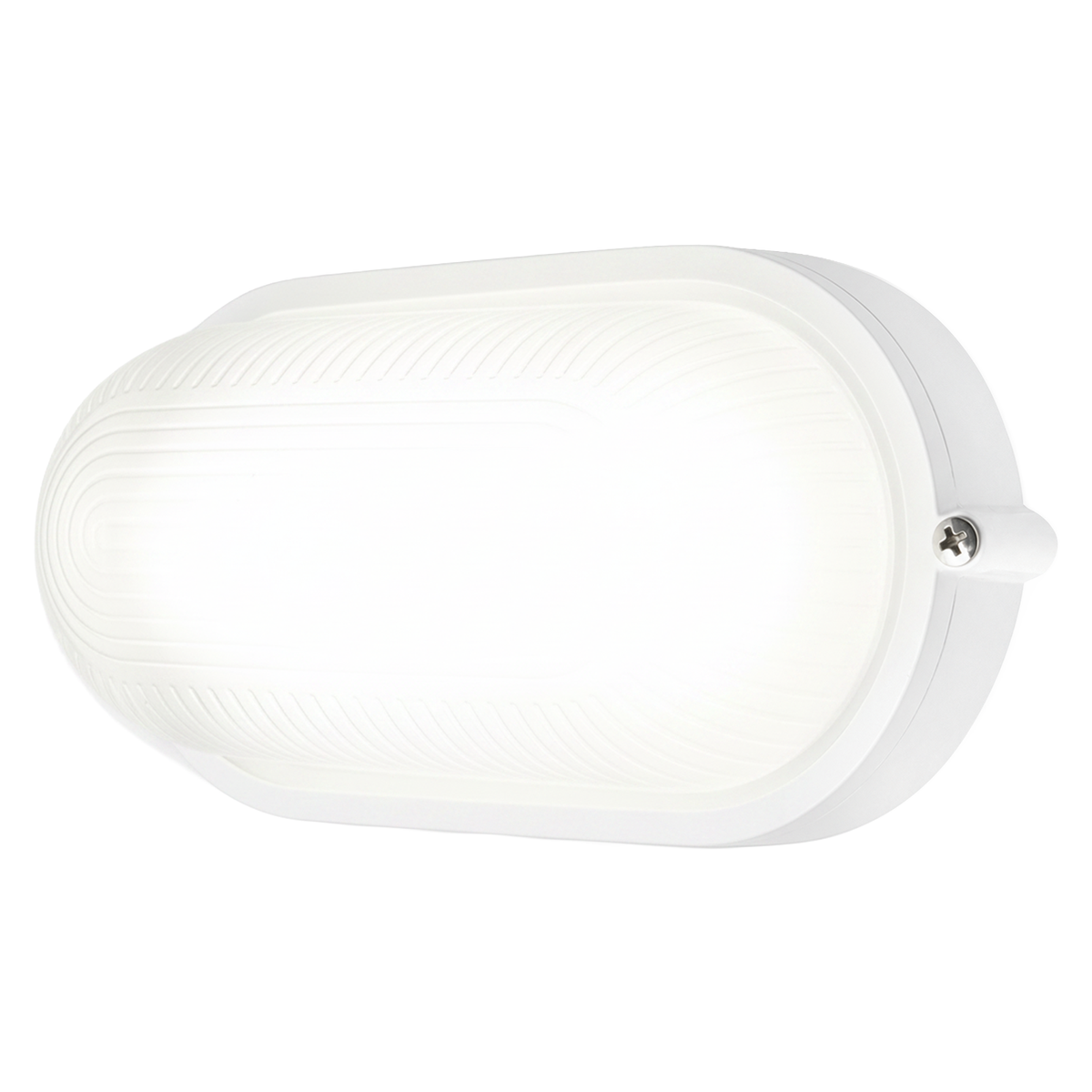 Arlec White Large Base Frosted Glass Diffuser Oval Bunker