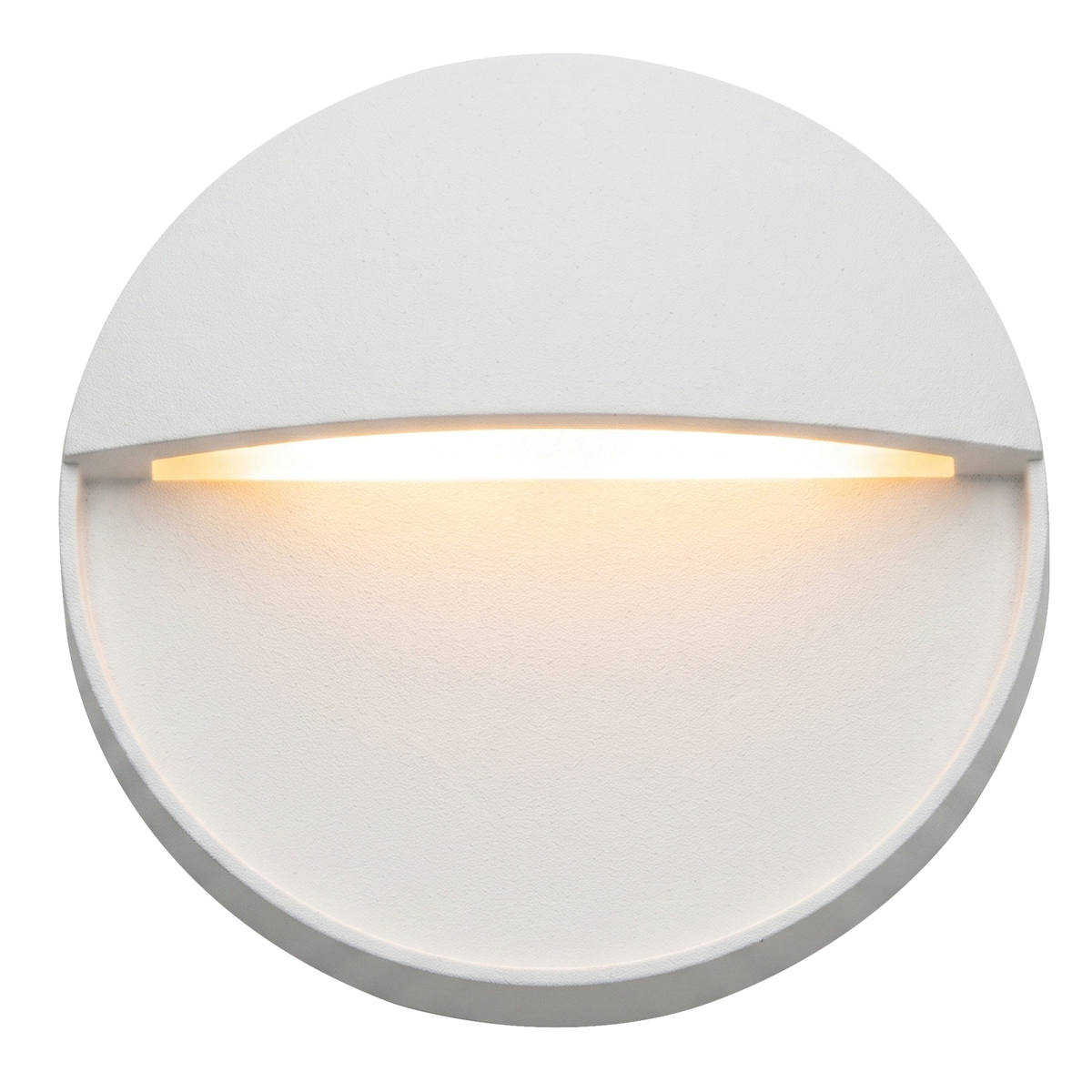Arlec White Round CCT LED Exterior Step Light