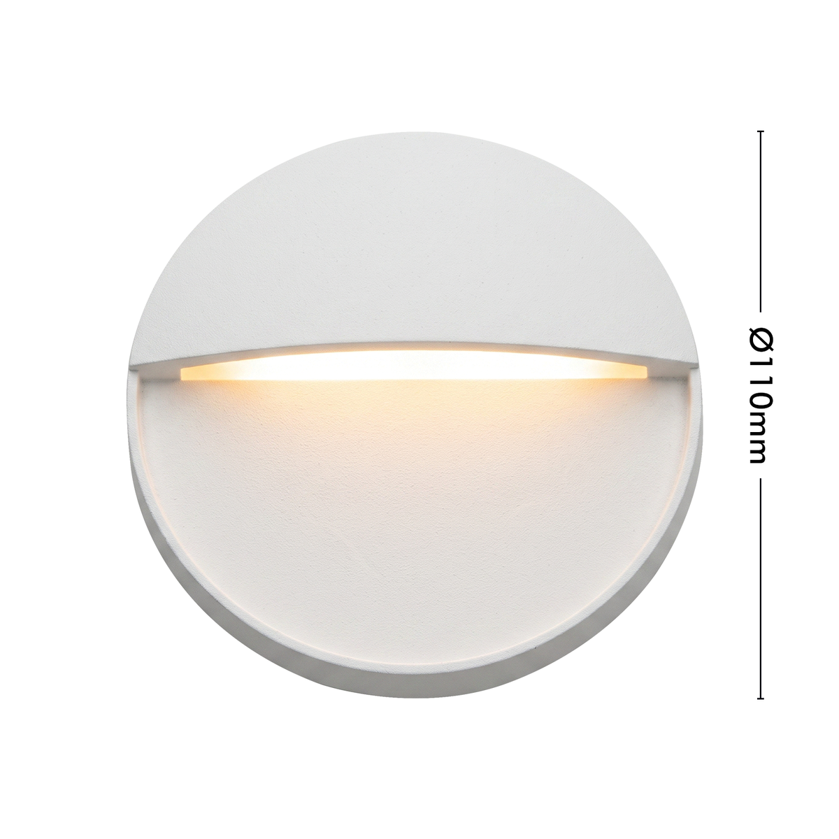 Arlec White Round CCT LED Exterior Step Light