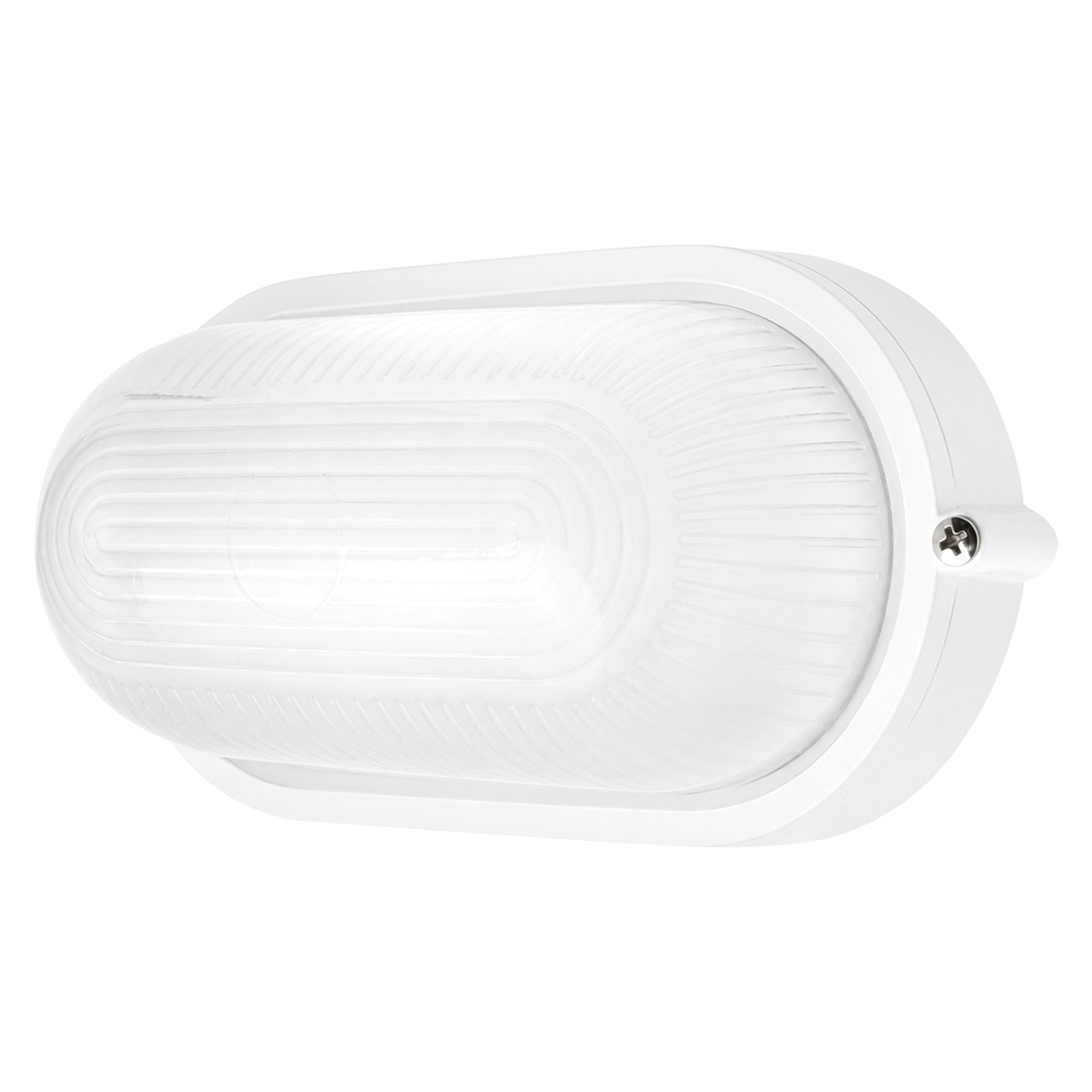 Arlec White Medium Base Frosted Glass Diffuser Oval Bunker