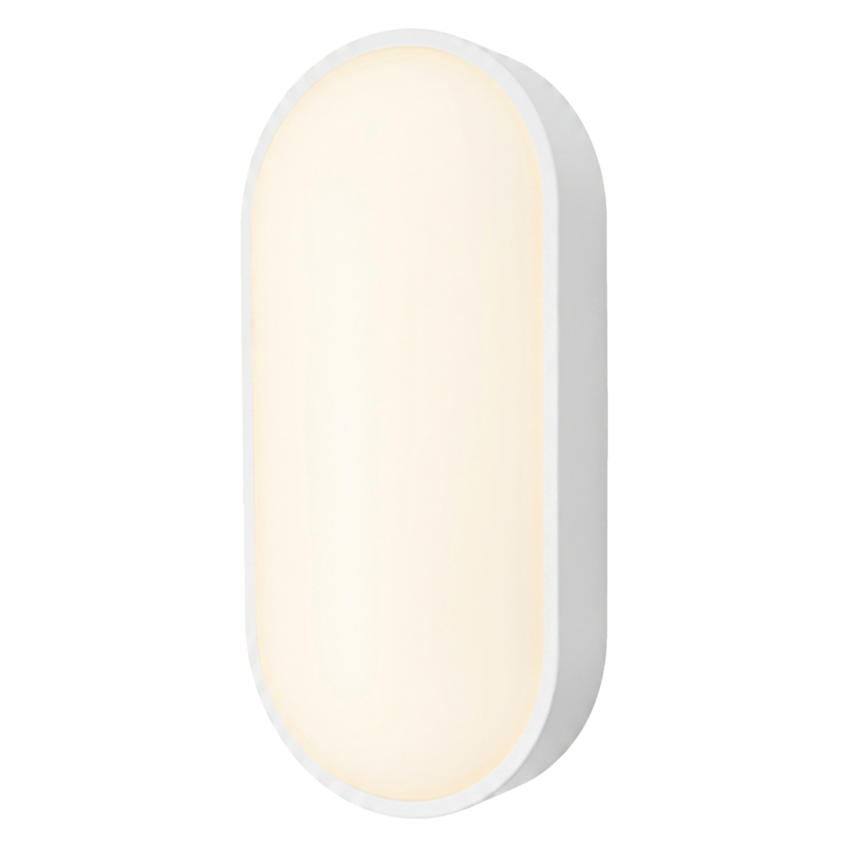 Arlec White Apex 10W Oval Led Bunker