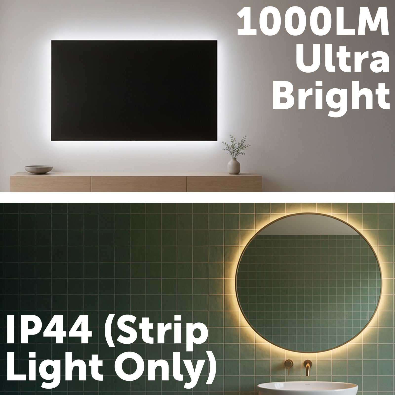 Arlec Grid Connect 2m Smart Dotless CCT COB Strip Light