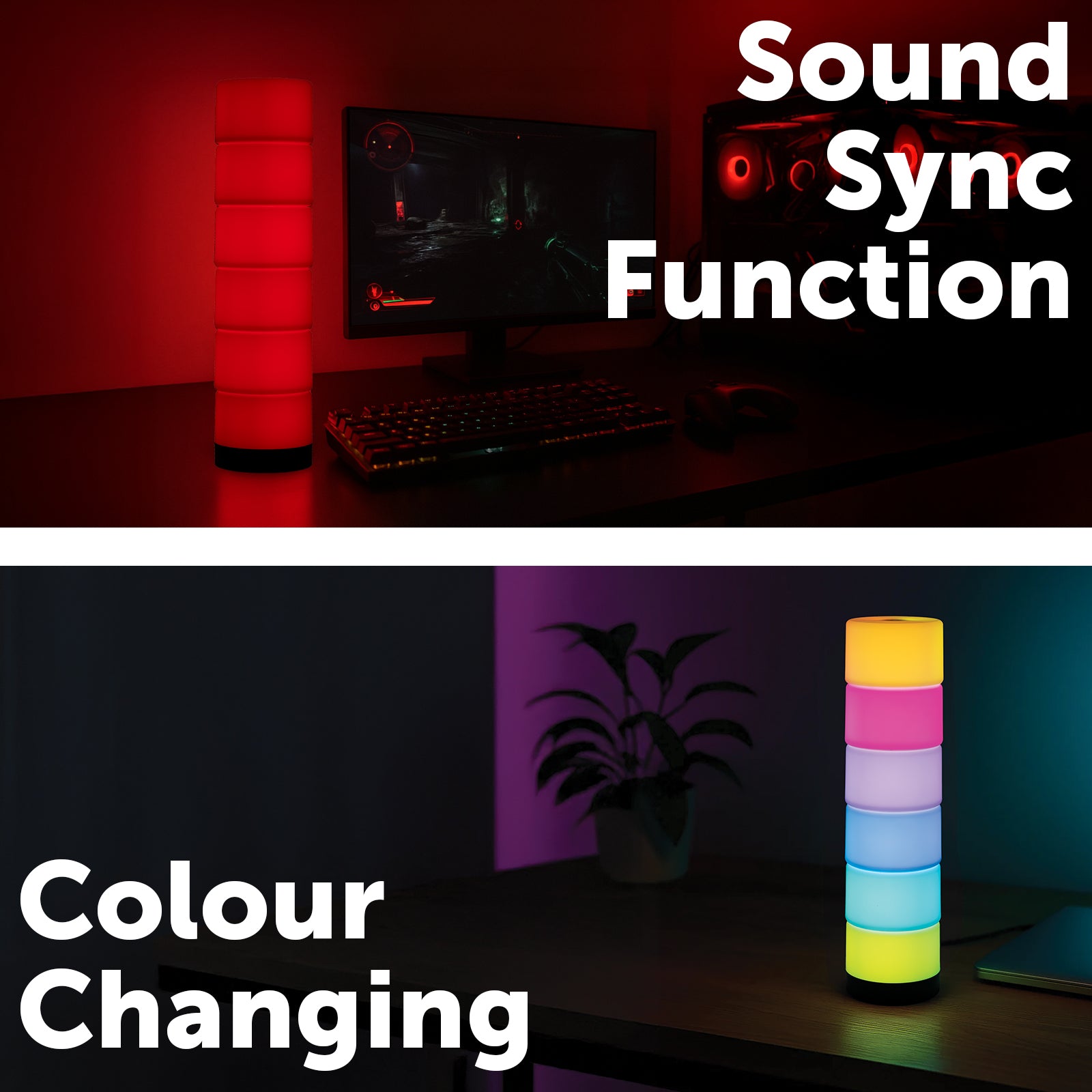 Arlec RGB Cylinder Tower Light