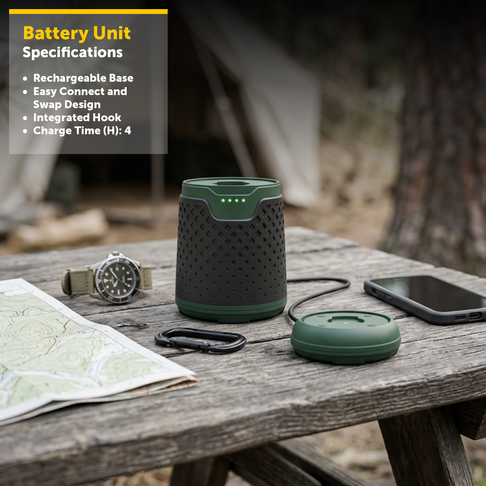 Arlec 4-in-1 Rechargeable Modular Utility Kit