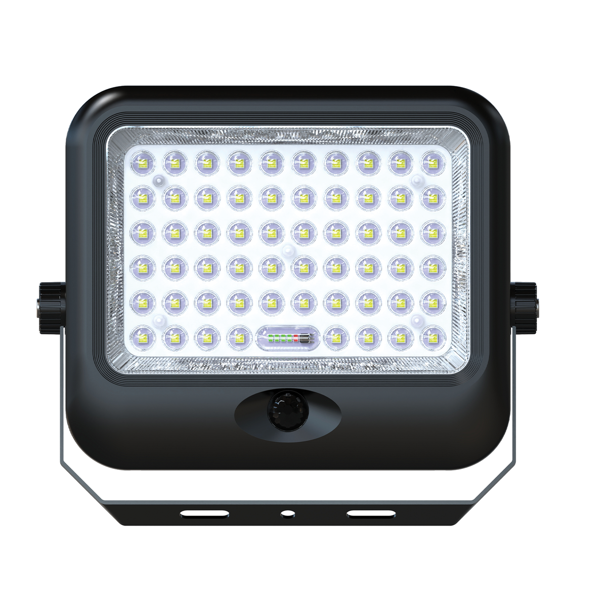 Arlec Black 3000lm Solar LED Floodlight with PIR Sensor