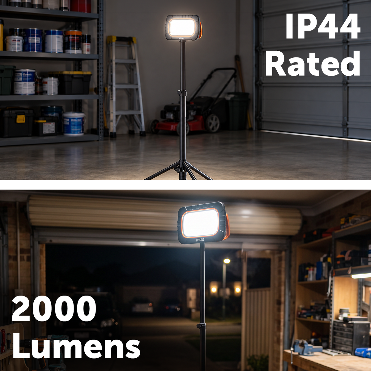 Arlec 20W 2000lm Rechargeable Work Light
