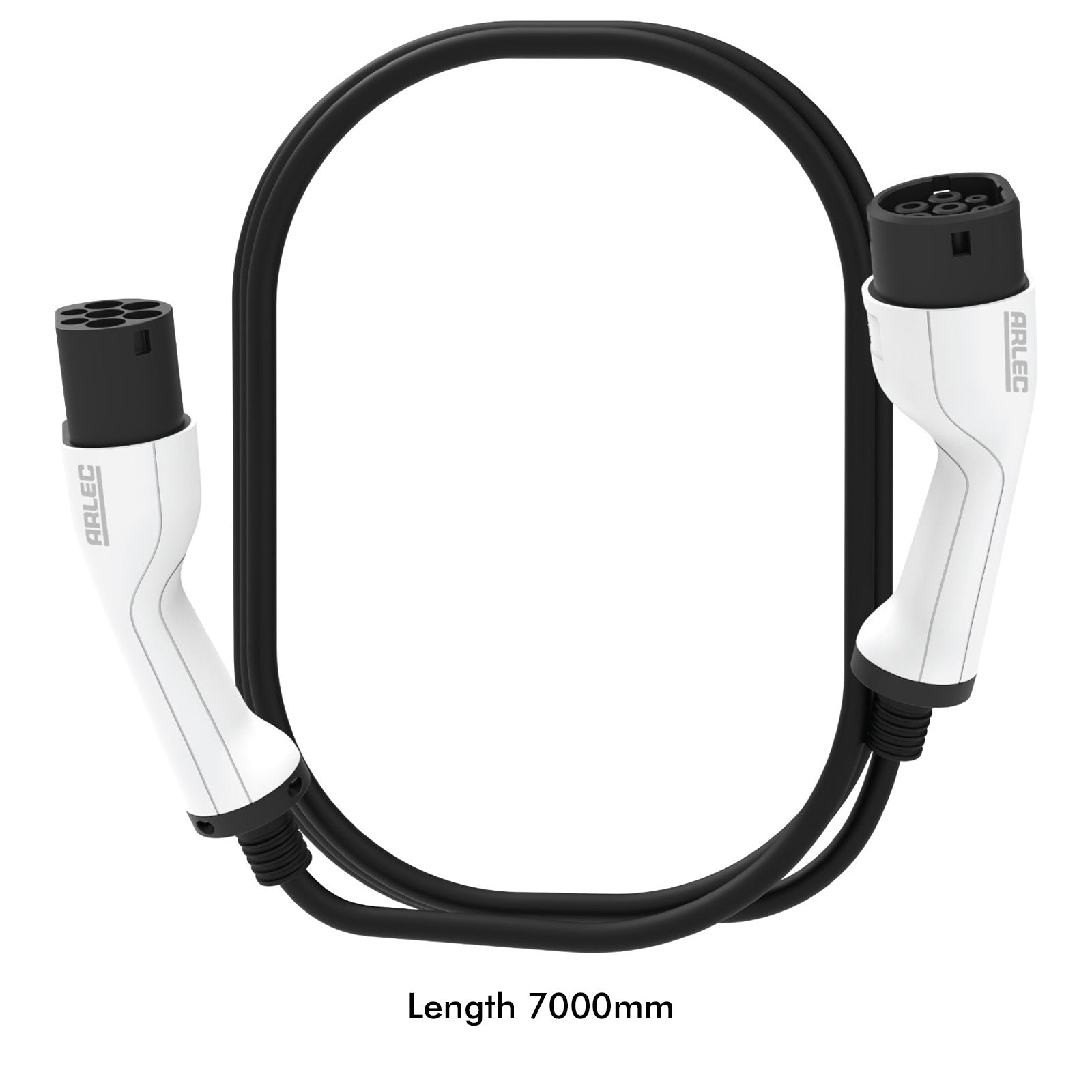 22kW EV Charging Cable by Arlec, 7m IP65-rated, 32A three-phase, Type 2 connector for Tesla and compatible EVs