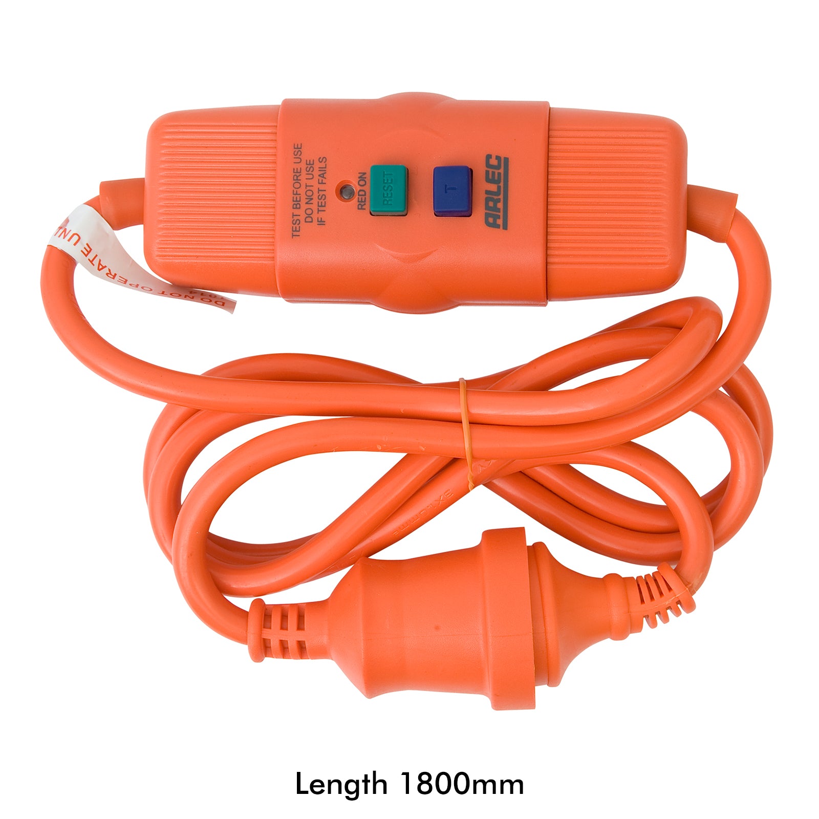 Arlec 1.8m heavy duty extension lead for indoor and outdoor power use, durable power cable