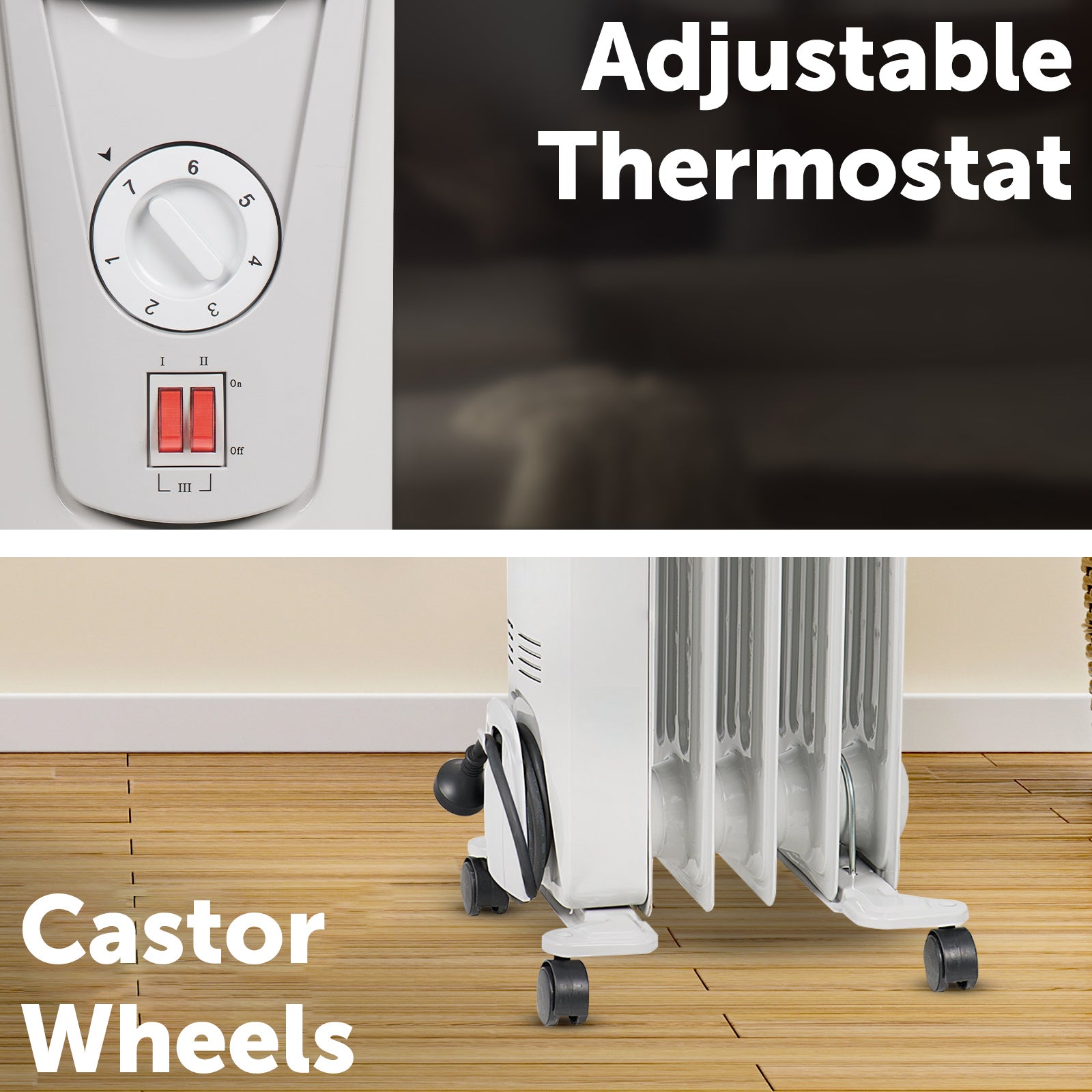 Arlec 1000W compact oil heater