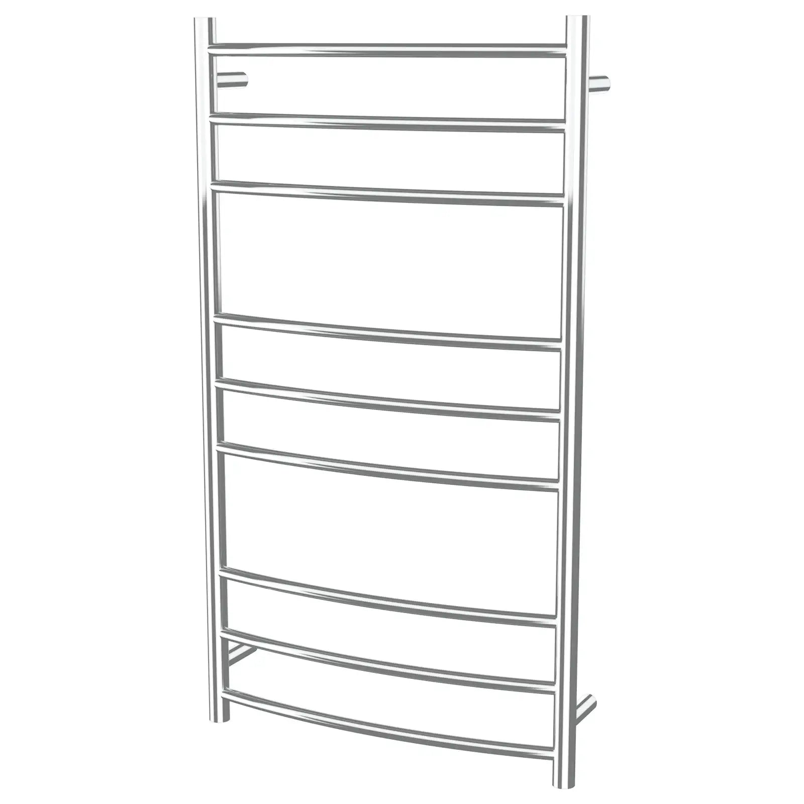 Arlec 100W stainless steel 9 bar heated towel rail for warming and drying towels