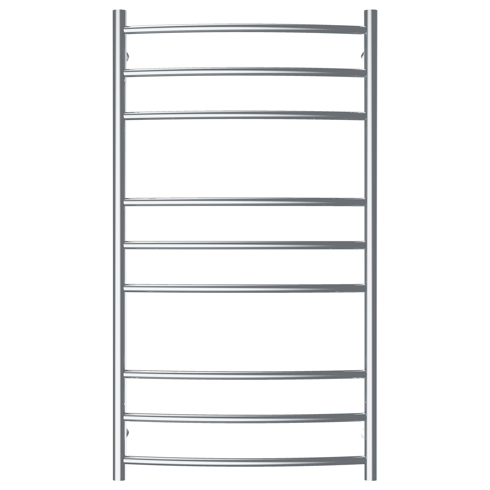 Arlec 100W stainless steel 9 bar heated towel rail for warming and drying towels
