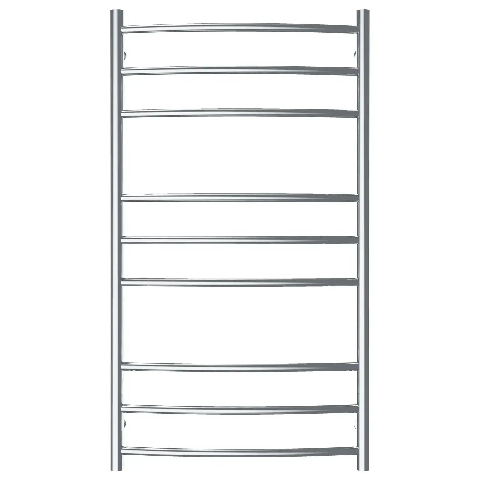 Arlec 100W stainless steel 9 bar heated towel rail for warming and drying towels
