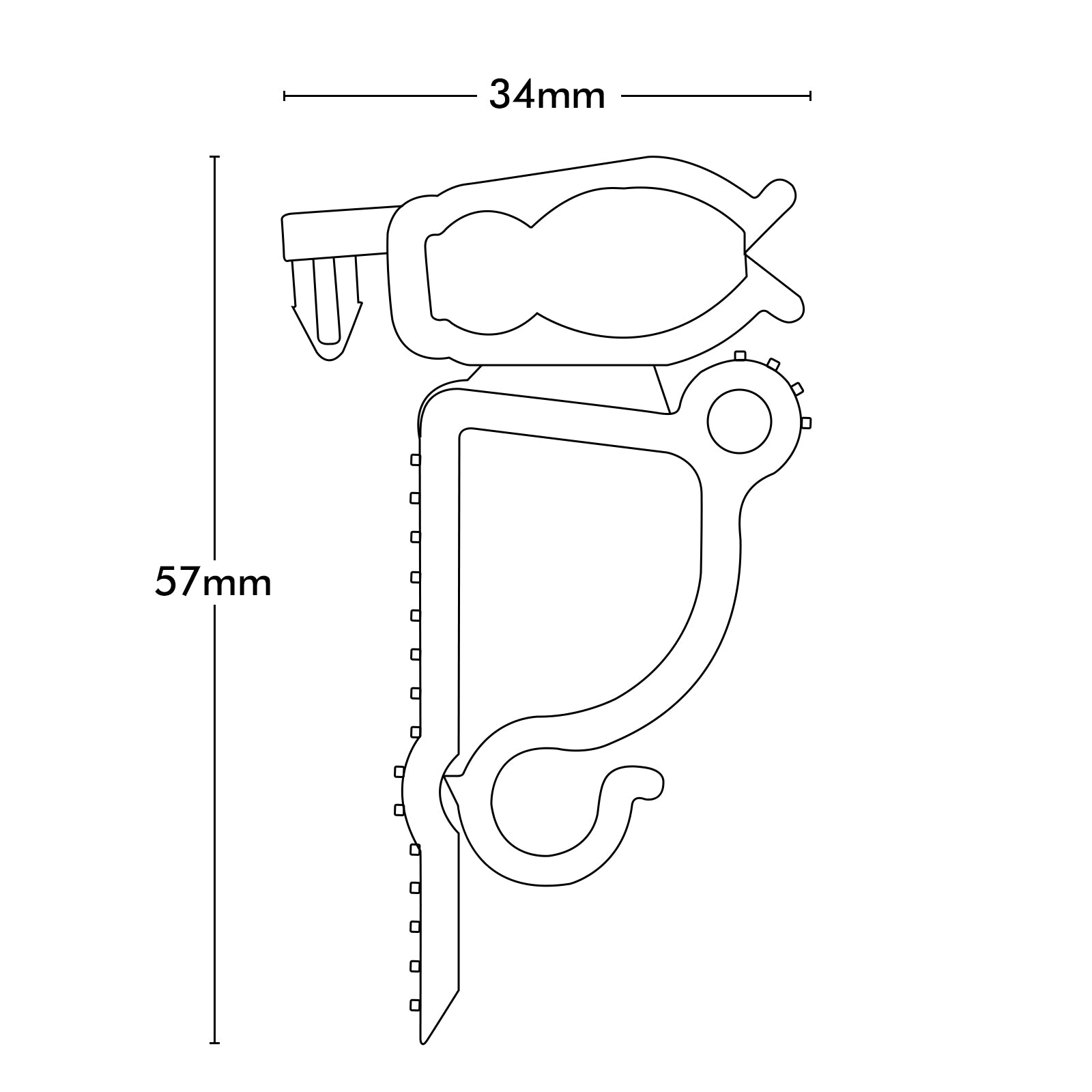 Arlec 100 Entertainment Light Multi Purpose Clips - outdoor lighting solution