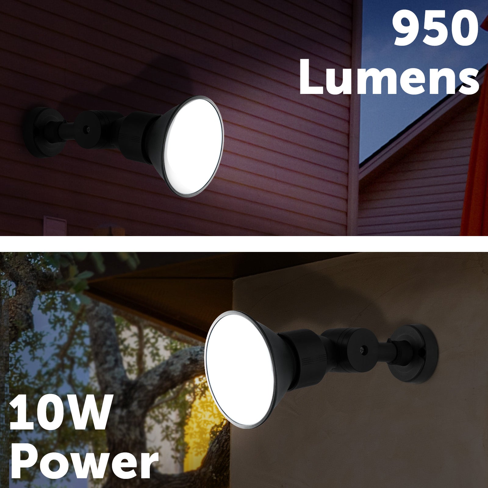 Arlec 10W LED fixed floodlight – hardwired outdoor security light with 5700K daylight and IP44 weather-resistant design