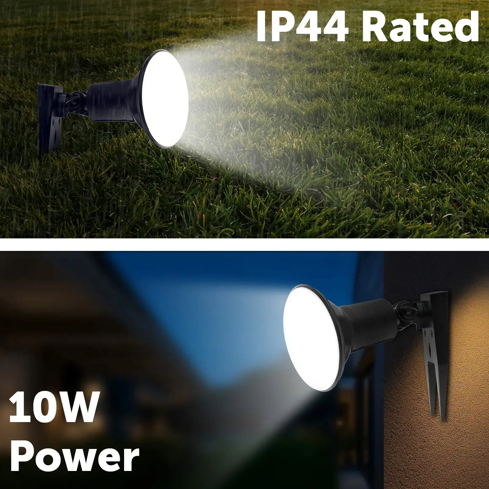 Arlec 10W LED security light – modern adjustable outdoor floodlight with 800 lumens and IP44 rating