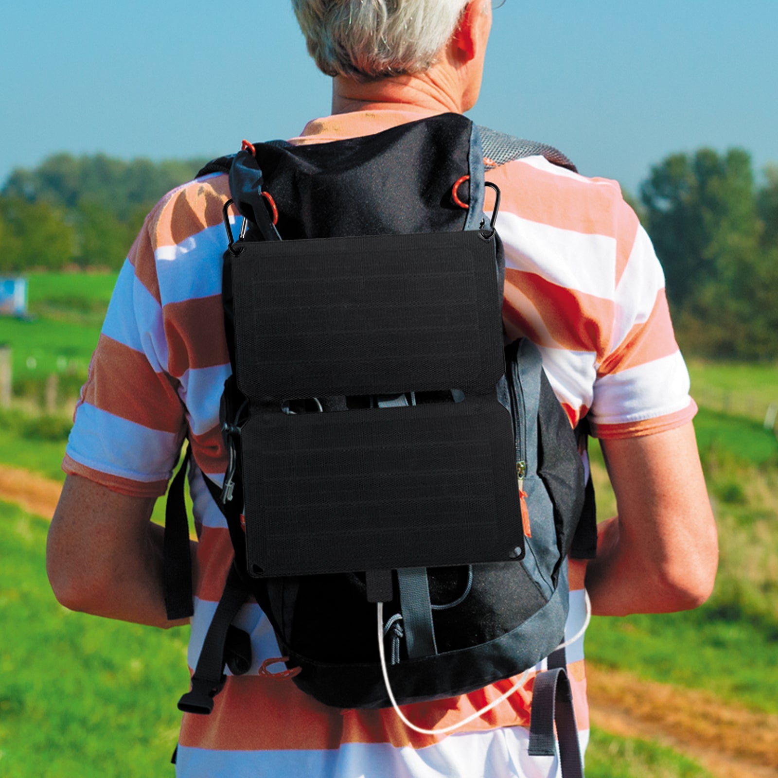 Arlec 10W Solar Charger with USB Outlet – USB charging solar panel for outdoor and mobile devices