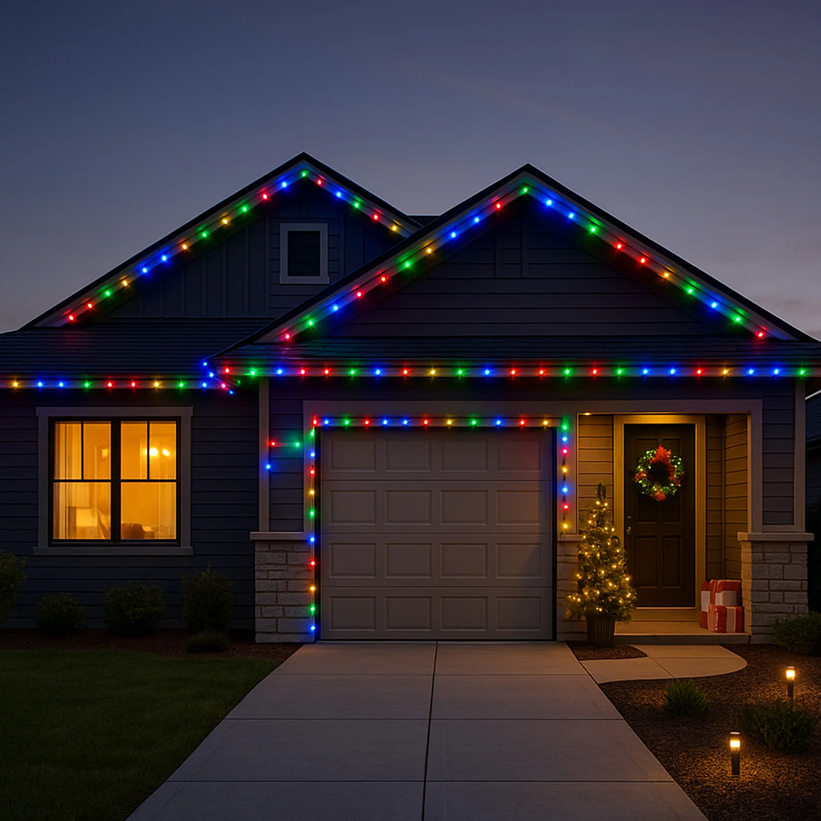 Arlec 10m multicolour LED rope light with 8 light functions and connectable design