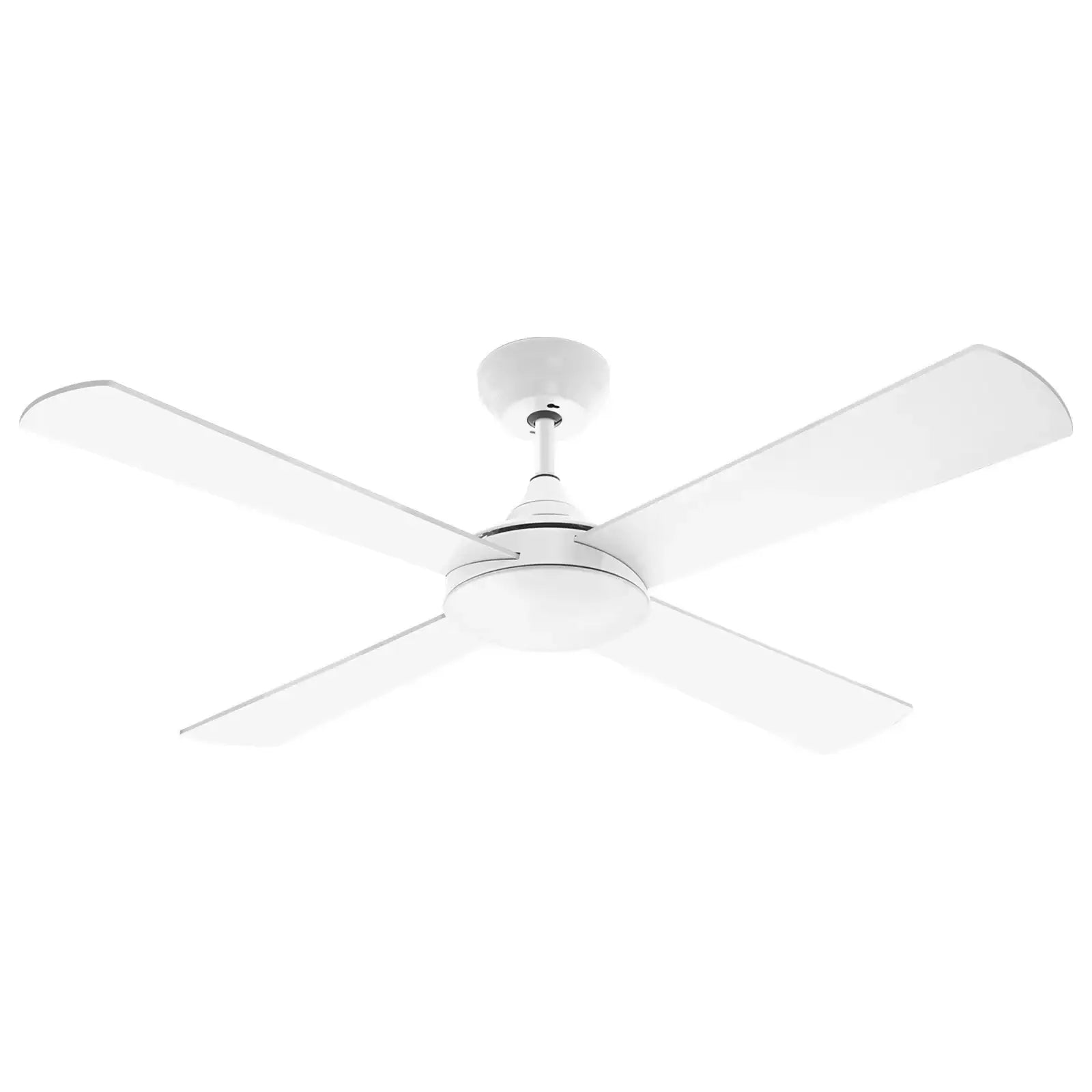 Arlec 130cm smart white ceiling fan with remote and 4 plywood blades