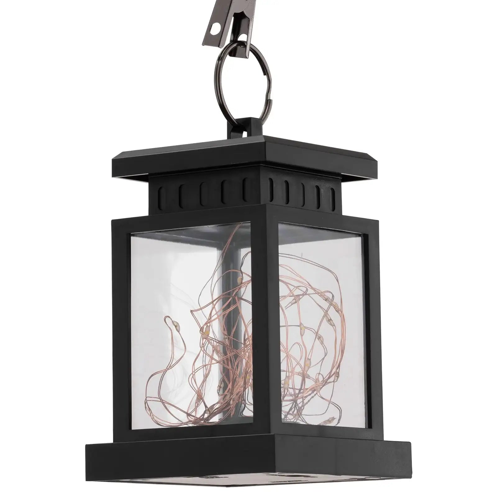 Arlec 13cm decorative fairy light solar lantern – garden ambient outdoor lighting