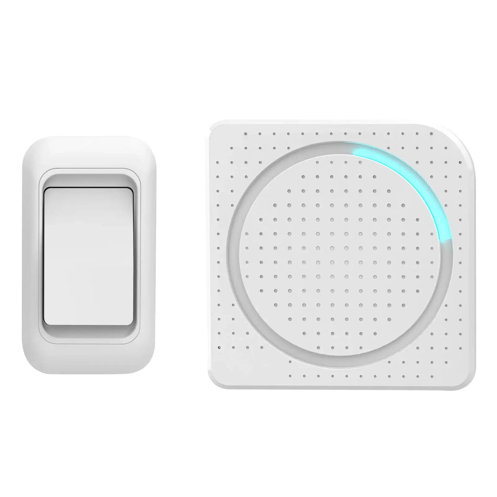Arlec 150m Battery Operated Wireless Door Chime - White – wireless door chime, battery operated doorbell, smart chime system