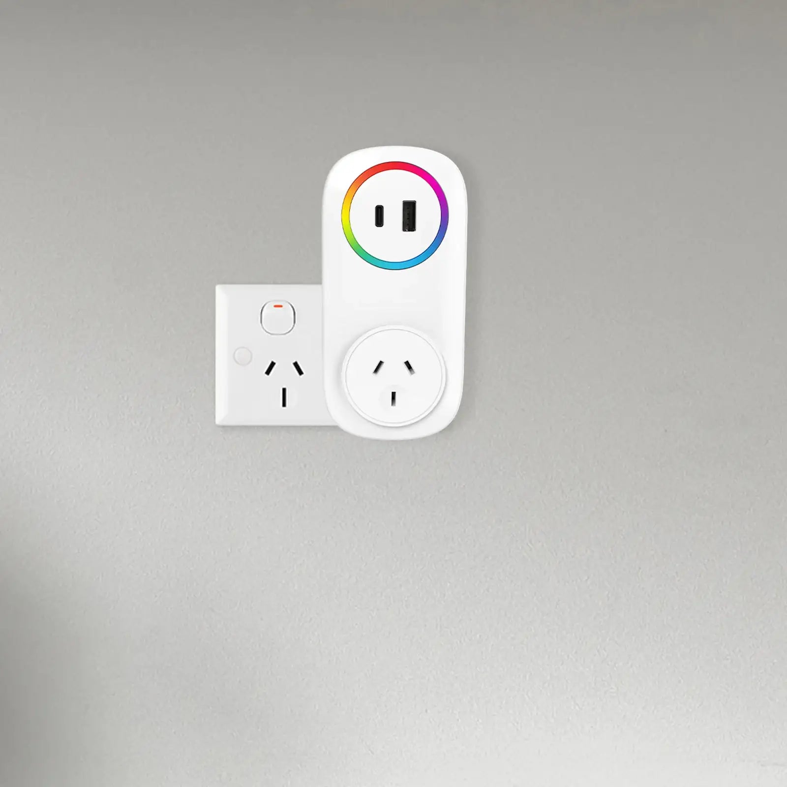 Arlec 150m White Wireless Plug-in Door Chime with Kinetic Push Button – wireless door chime, smart doorbell chime, plug-in doorbell