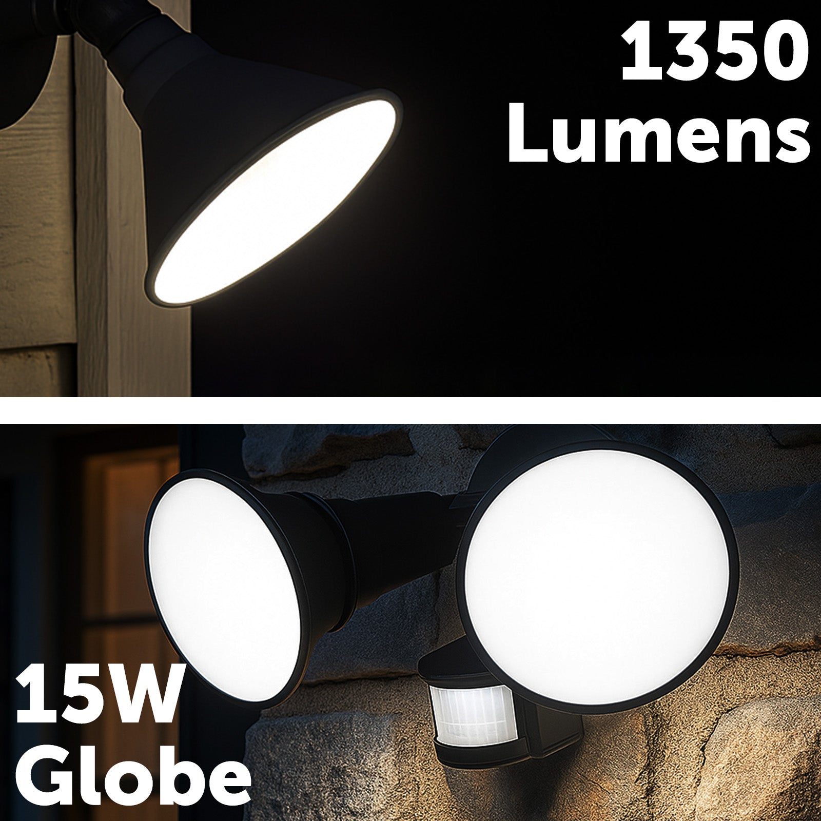 Smart PAR38 LED globe with RGB + CCT, IP44 rated, Grid Connect app, Google and Alexa compatible