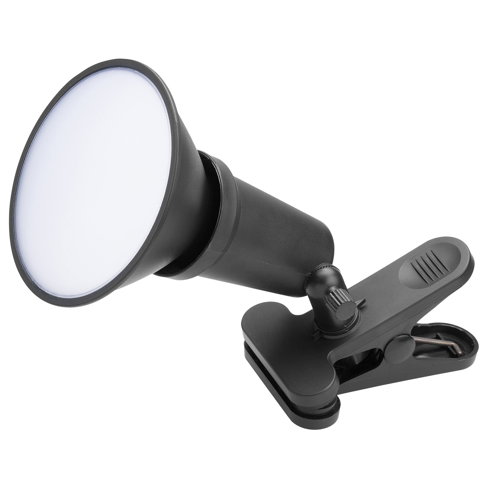 Arlec 15W portable LED floodlight with clamp – DIY work light with 1.8m cord and secure horizontal or vertical placement