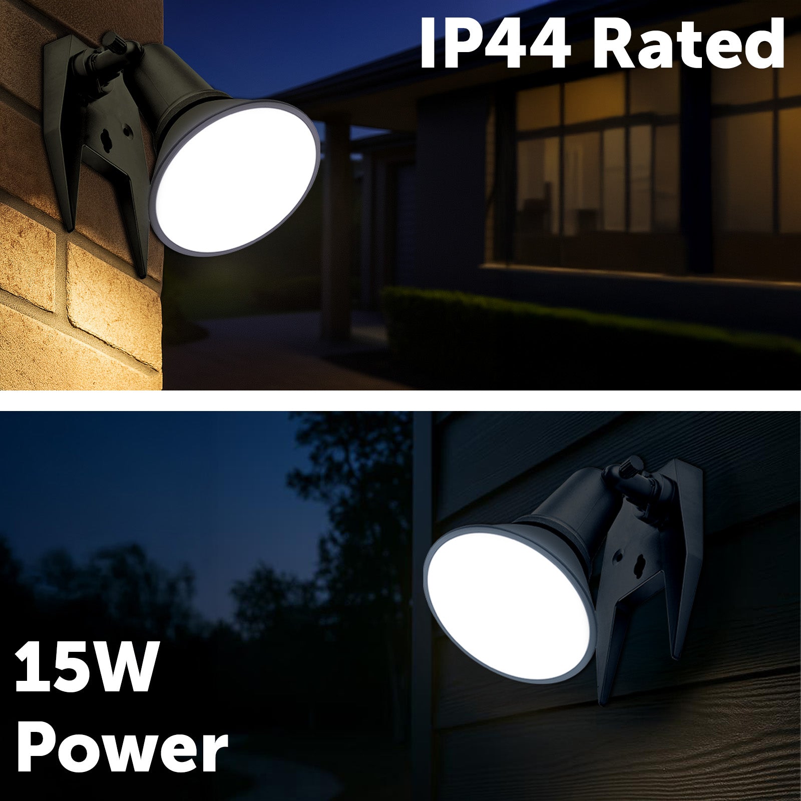 Arlec 15W portable LED flood light – DIY outdoor lighting with stand, spikes and IP44 weatherproof protection