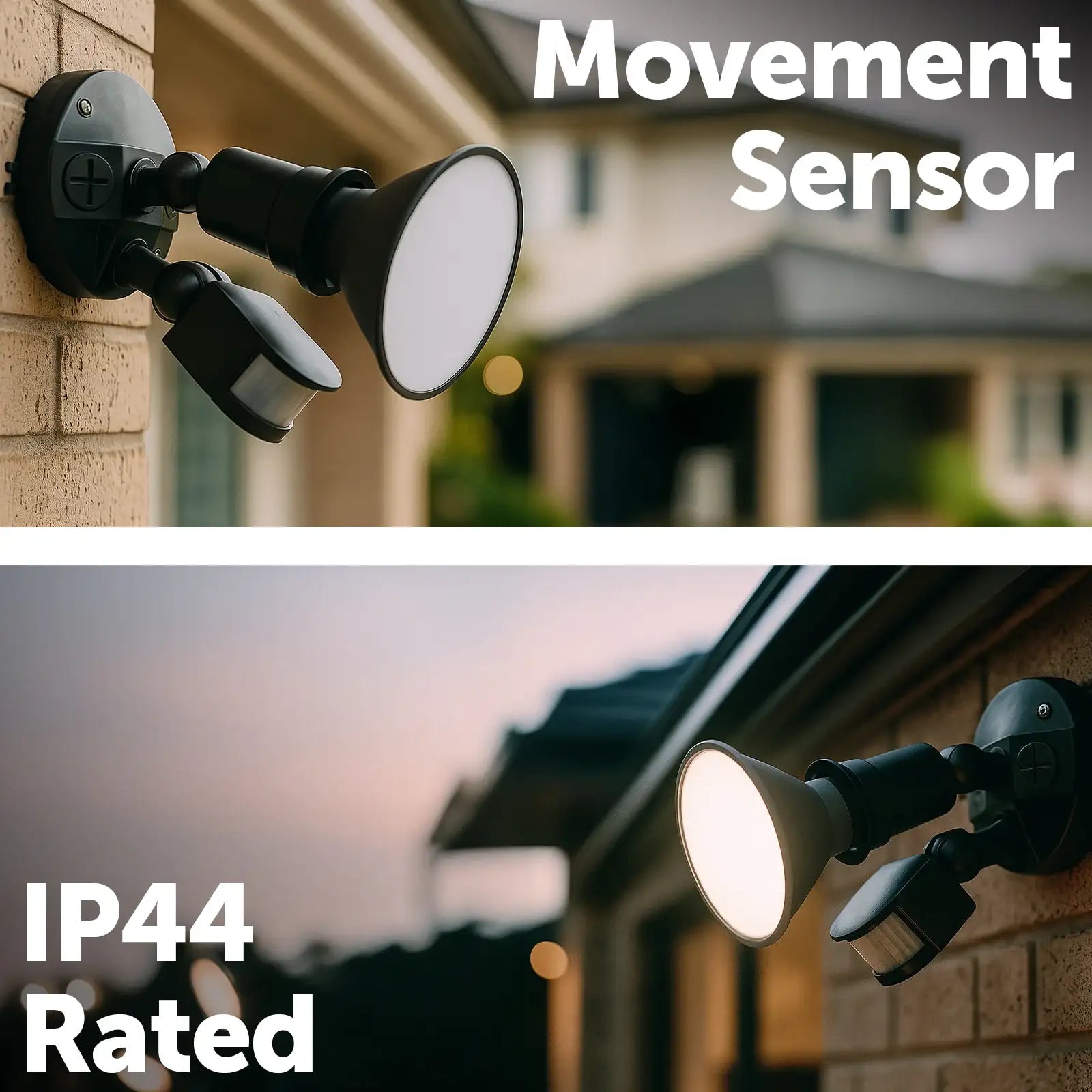 Arlec 15W LED security sensor floodlight – outdoor motion-activated light with 180° detection and durable UV housing