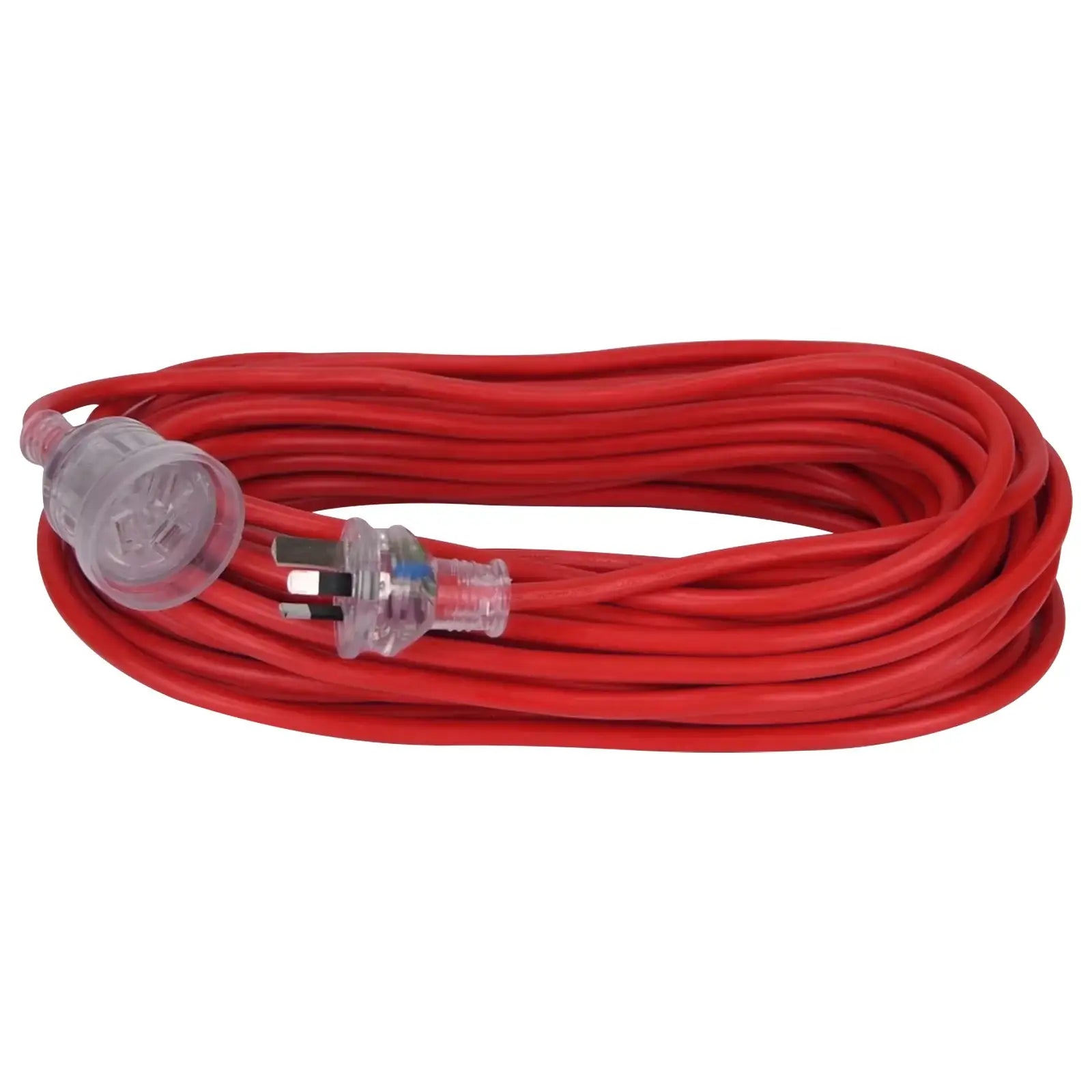Arlec red 15m heavy duty extension cord – 10A with safety light