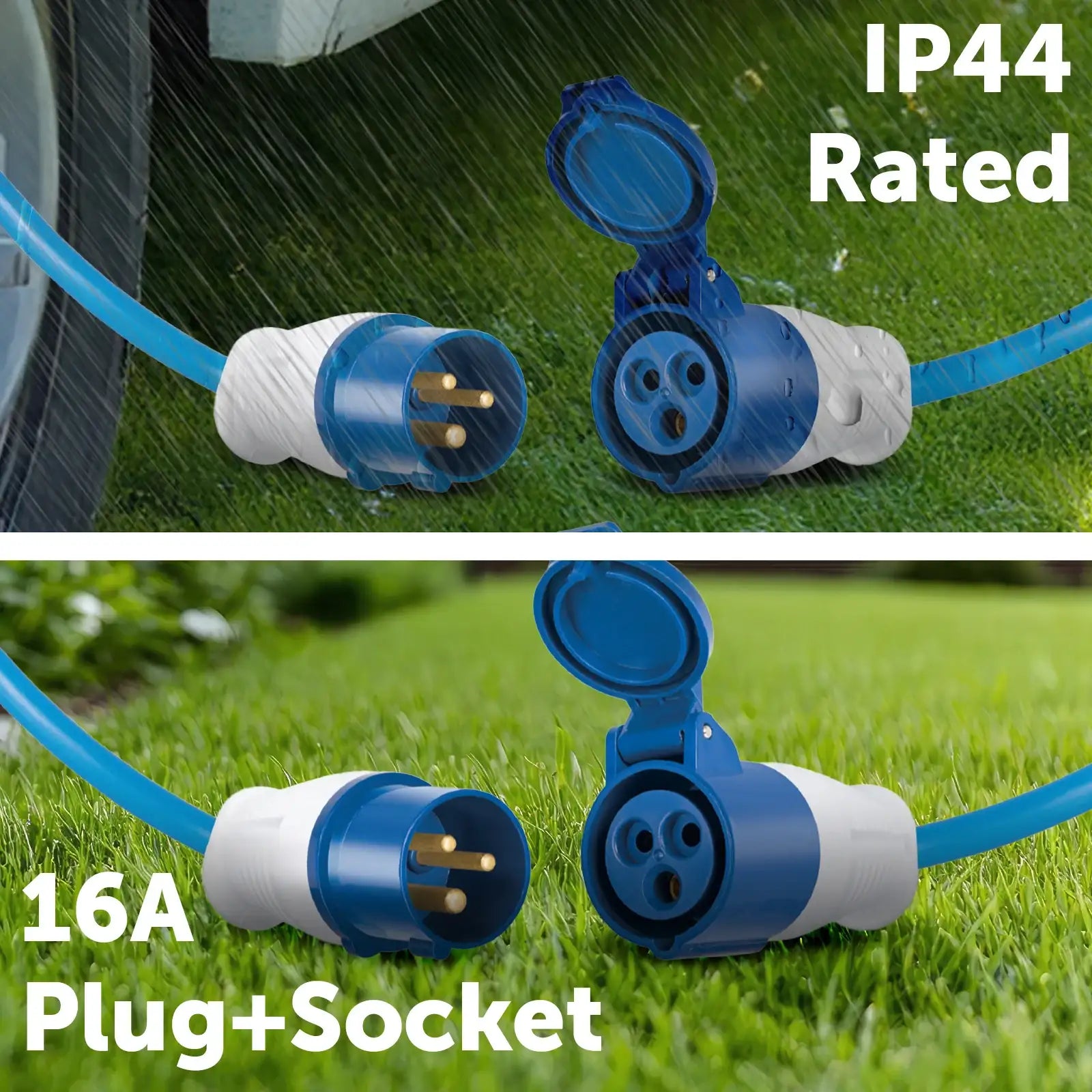 Arlec 15m Caravan Extension Lead - caravan extension lead, 15m power cable, outdoor power connection