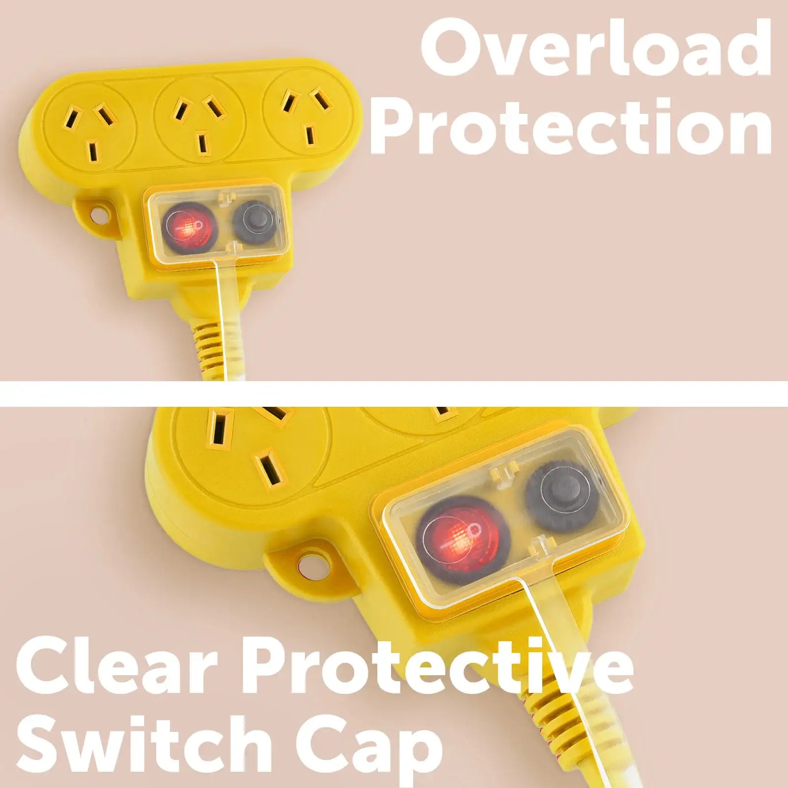 Triple socket 15m extension lead – Arlec heavy duty trade cable