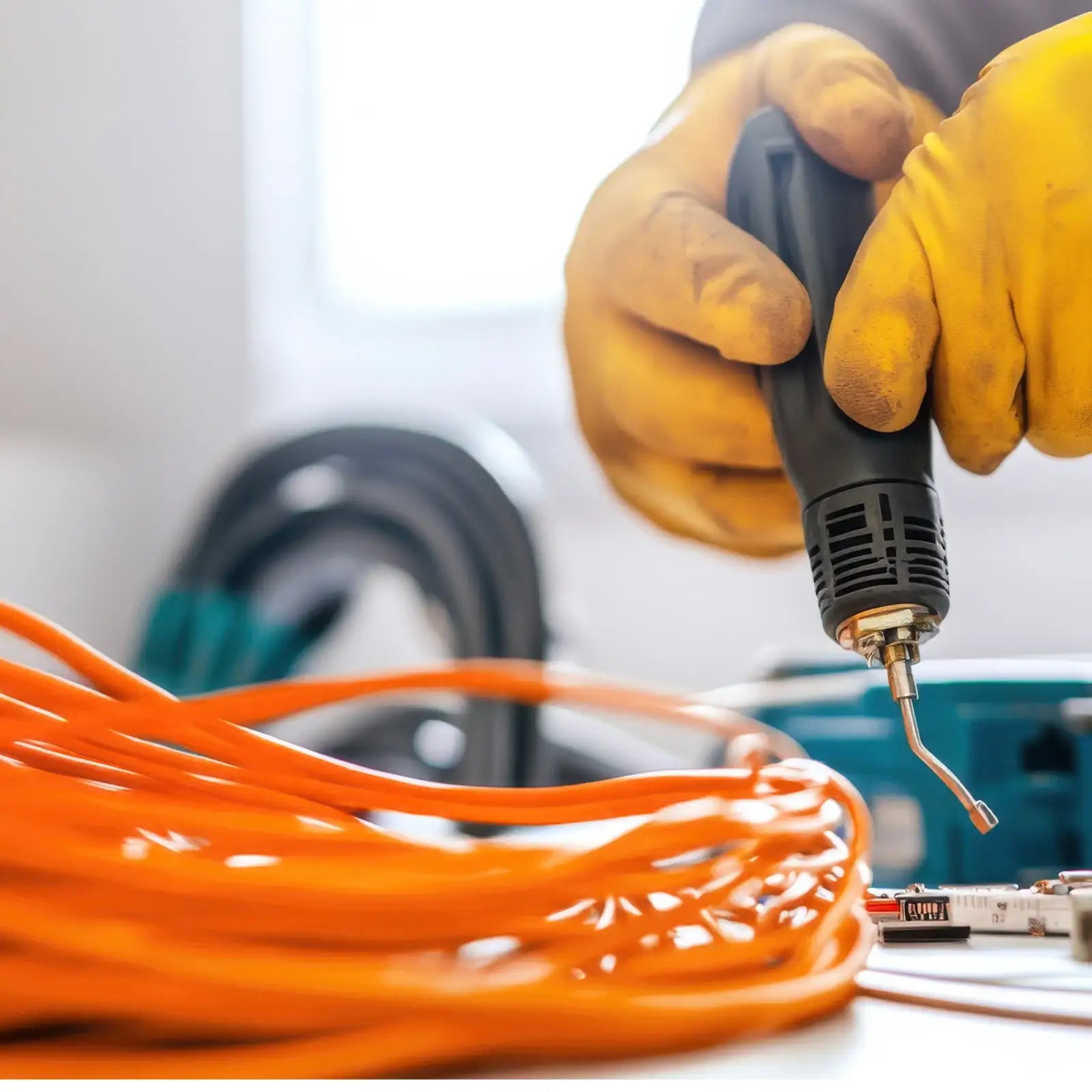 15m orange safety switch extension lead – Arlec in-line protection