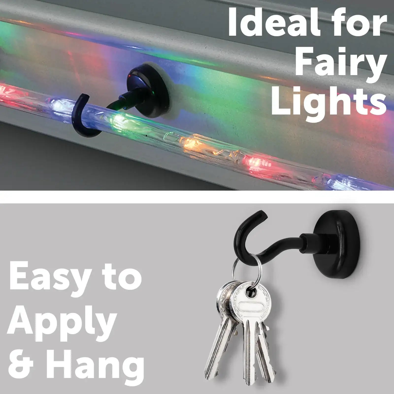 Arlec 18 Multi Purpose Magnetic Gutter Hooks - outdoor lighting solution