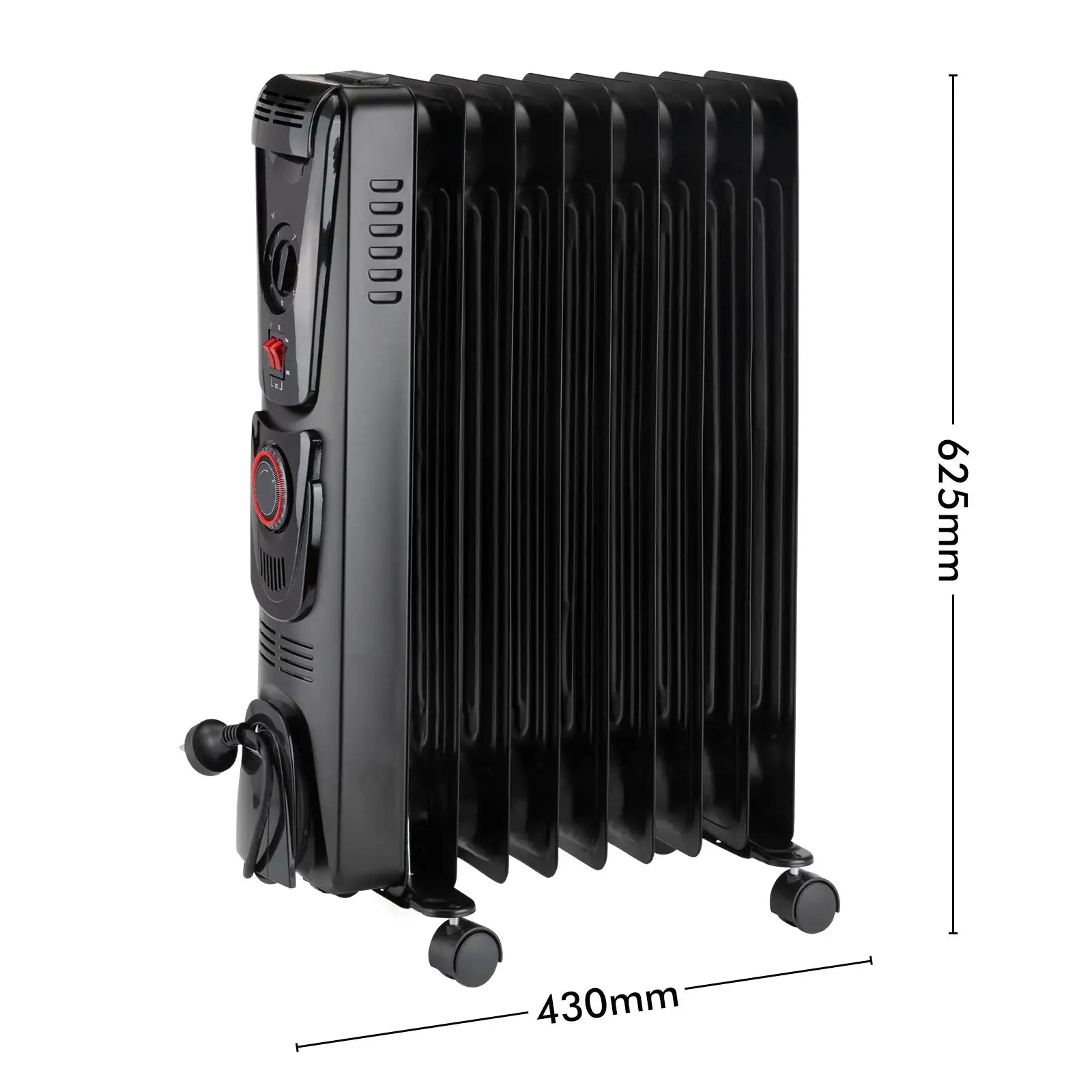 Arlec 2000W oil heater with timer