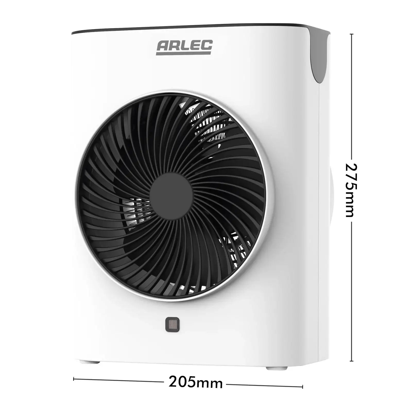 Arlec 2000W fan heater with digital temperature control and modern design