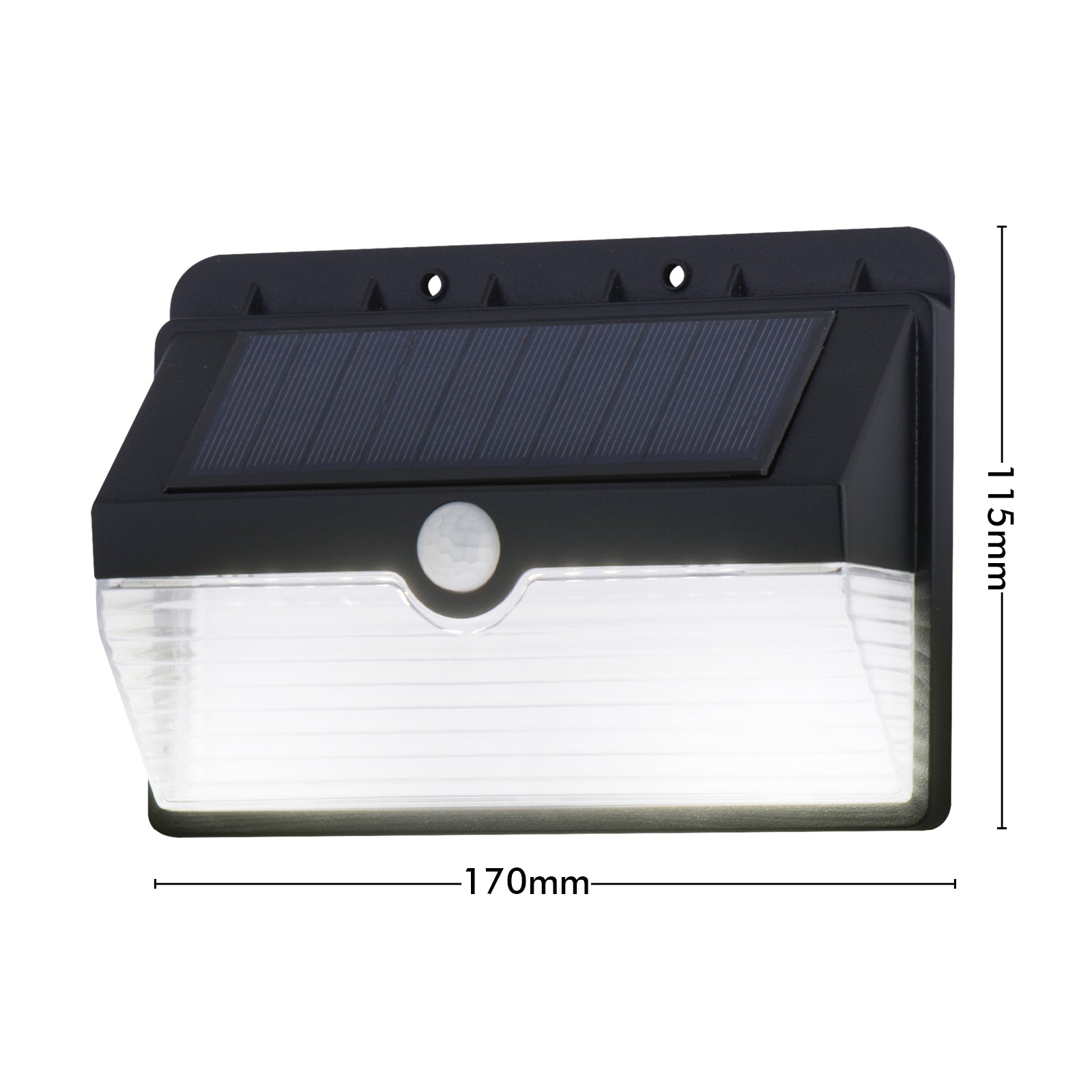 Arlec 200 lumen solar sensor floodlight – outdoor motion-activated garden light with 6m detection and IP44 rating