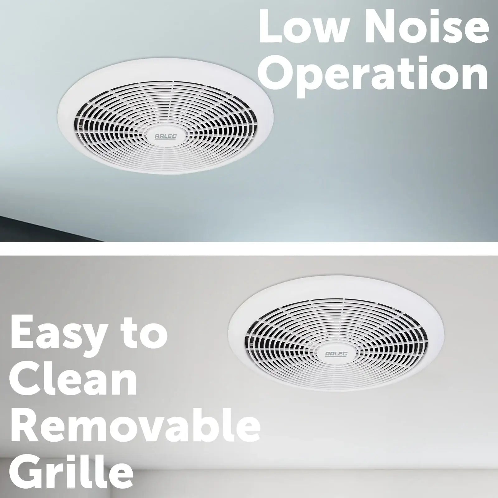 Arlec 200mm Energy Efficient Exhaust Fan – Low Power Bathroom Extractor