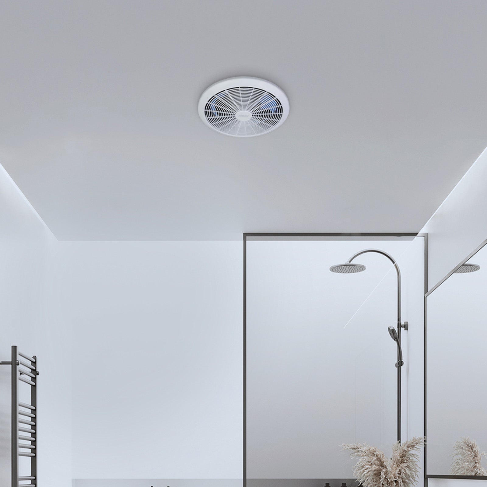 Arlec 200mm White Exhaust Fan – Wall or Ceiling Mounted Ventilation Solution