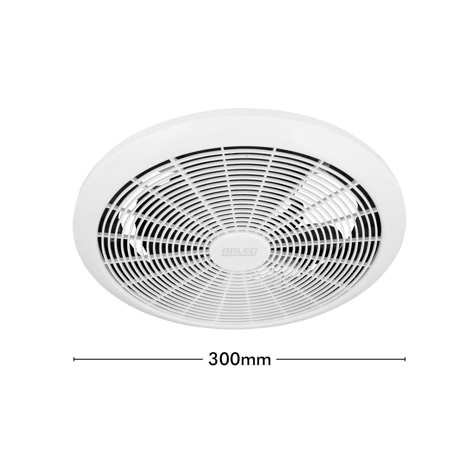 Arlec 200mm White Exhaust Fan – Wall or Ceiling Mounted Ventilation Solution