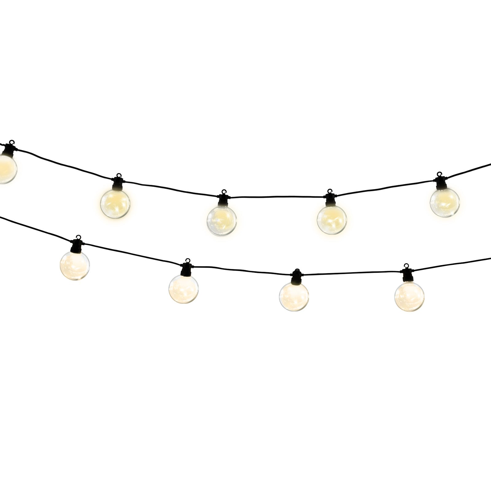 Smart warm white LED festoon lights – Arlec connectable Grid Connect outdoor decorative lighting