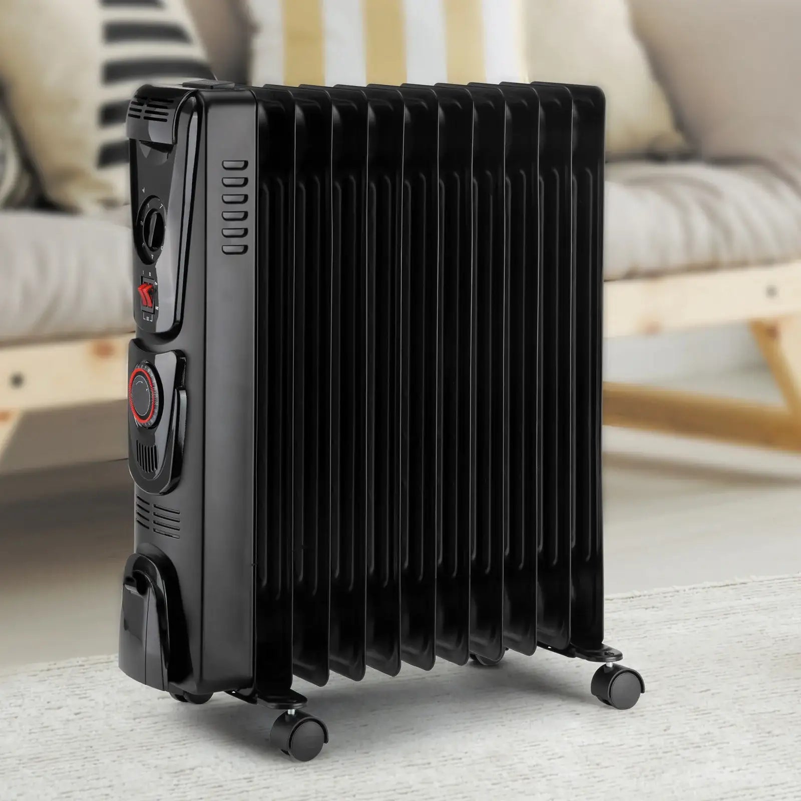 Arlec 2400W oil heater with timer