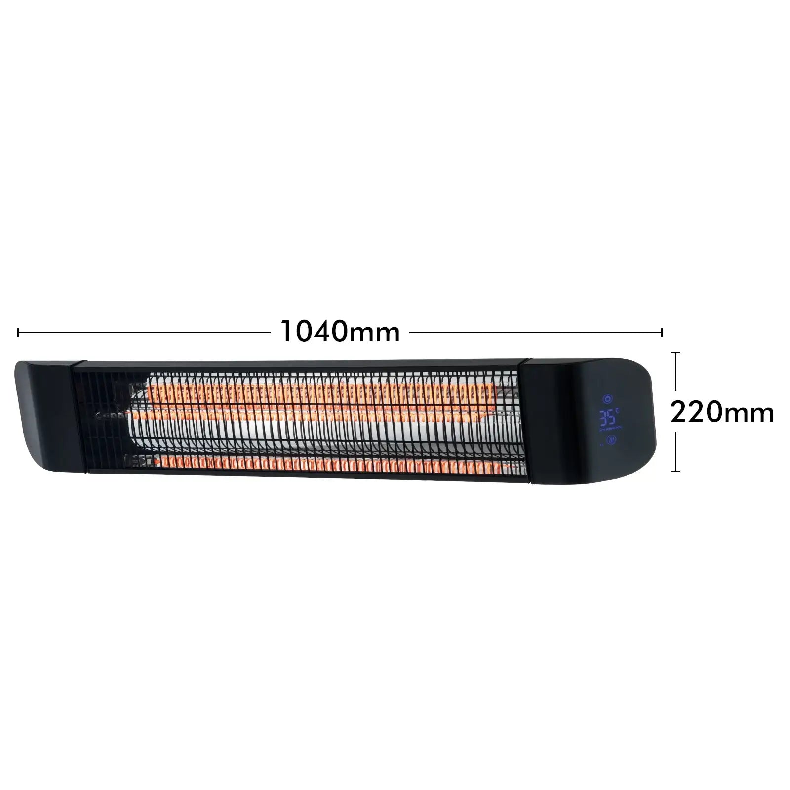 Arlec 2400W black infrared heater
