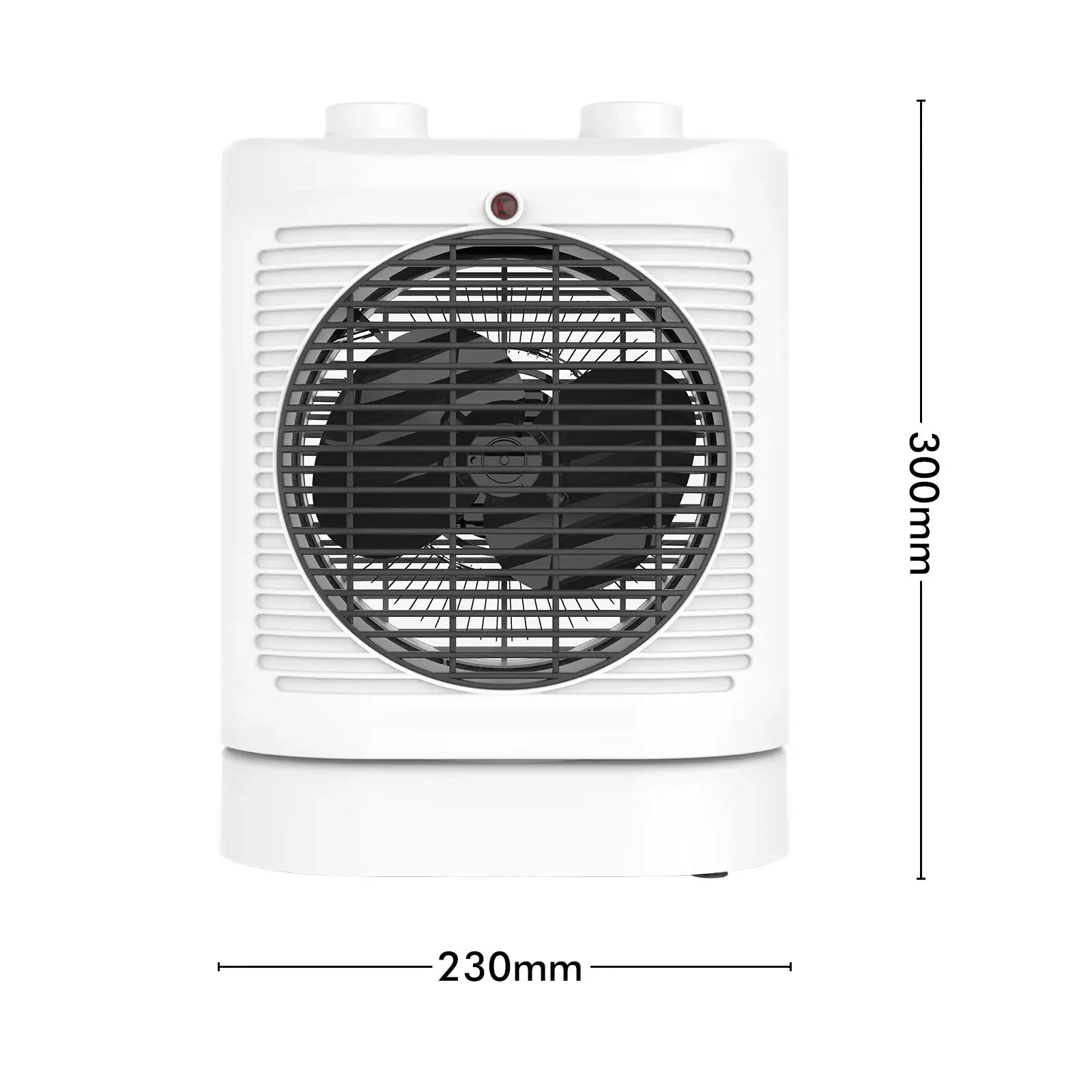 Arlec 2400W fan heater with oscillation and adjustable thermostat for even heat