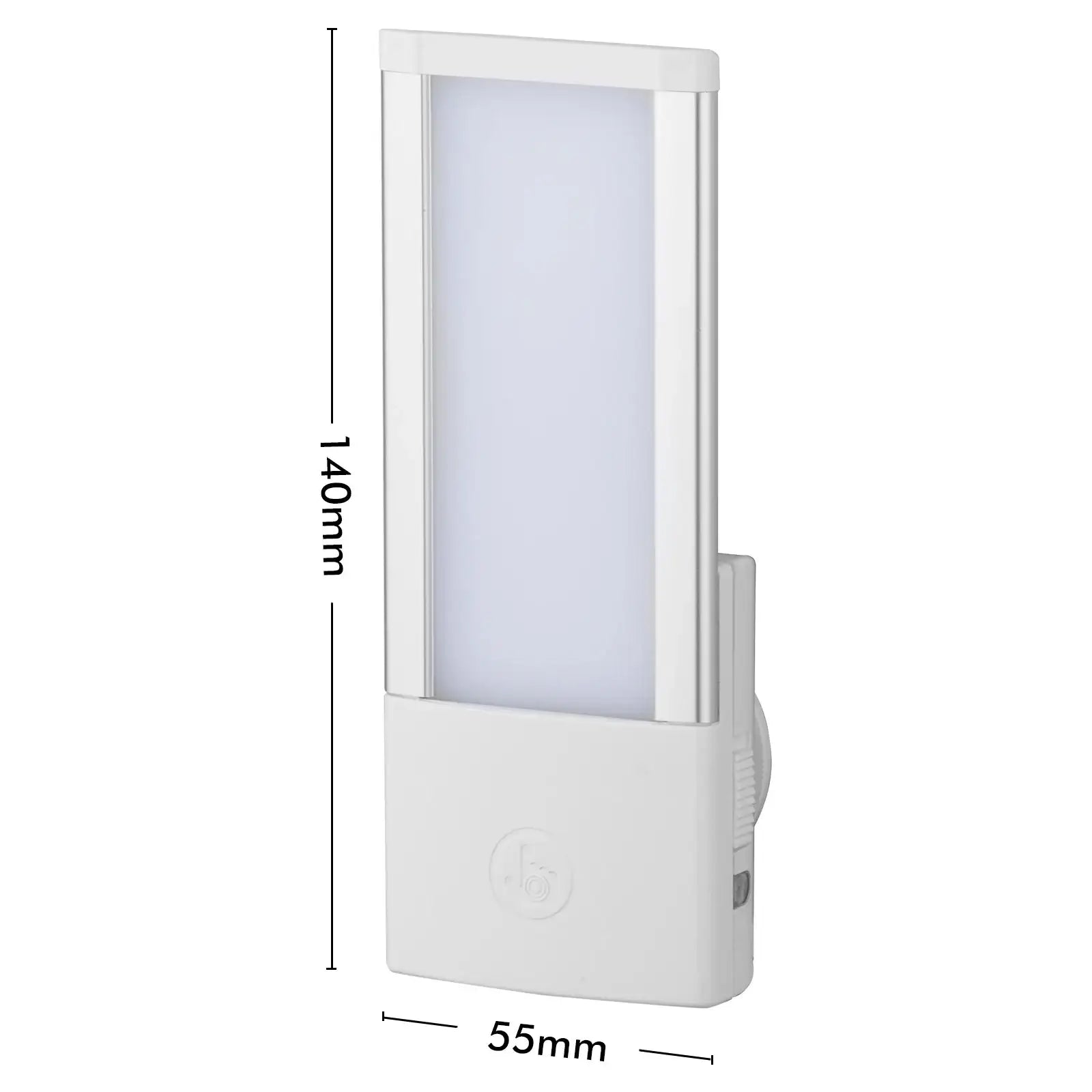 Arlec aluminium touch dimmer LED night light with dusk to dawn sensor and brightness control
