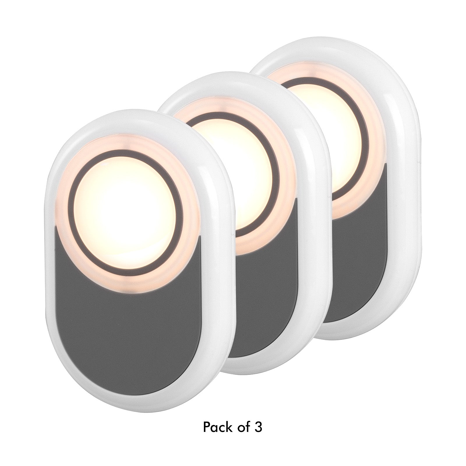 Arlec 3 pack plug-in LED night lights with dusk to dawn sensor for home use