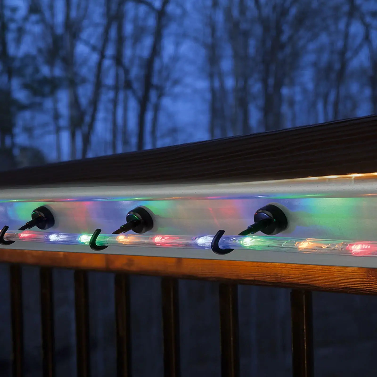 Arlec 25mm Black Magnetic Gutter Hooks - 5 Pack - outdoor lighting solution