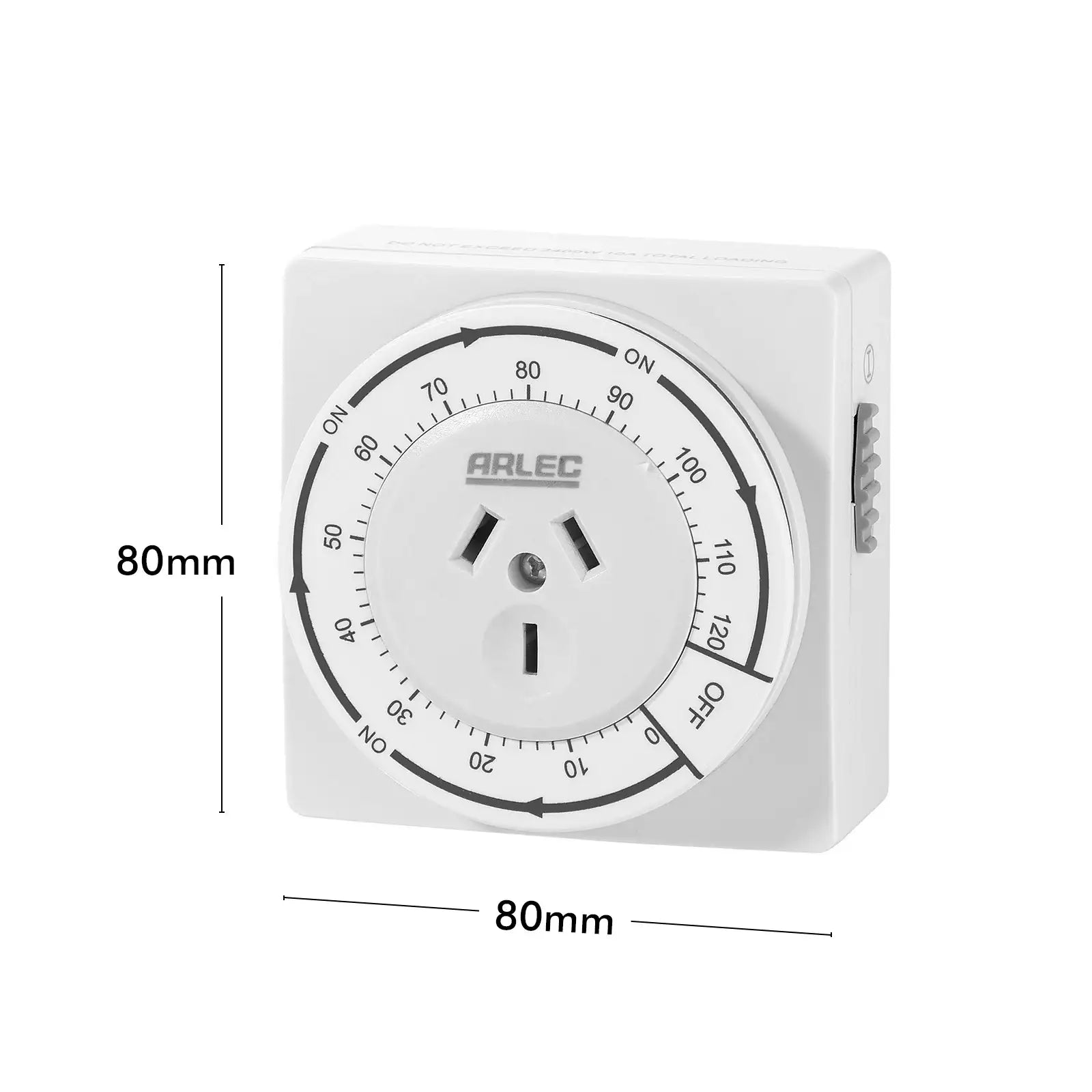 Arlec 2 Hour Compact Countdown Timer – adjustable countdown timer for home and garden